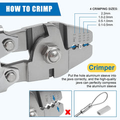 SILANON 430pcs sleeves show burr-free, durable crimps