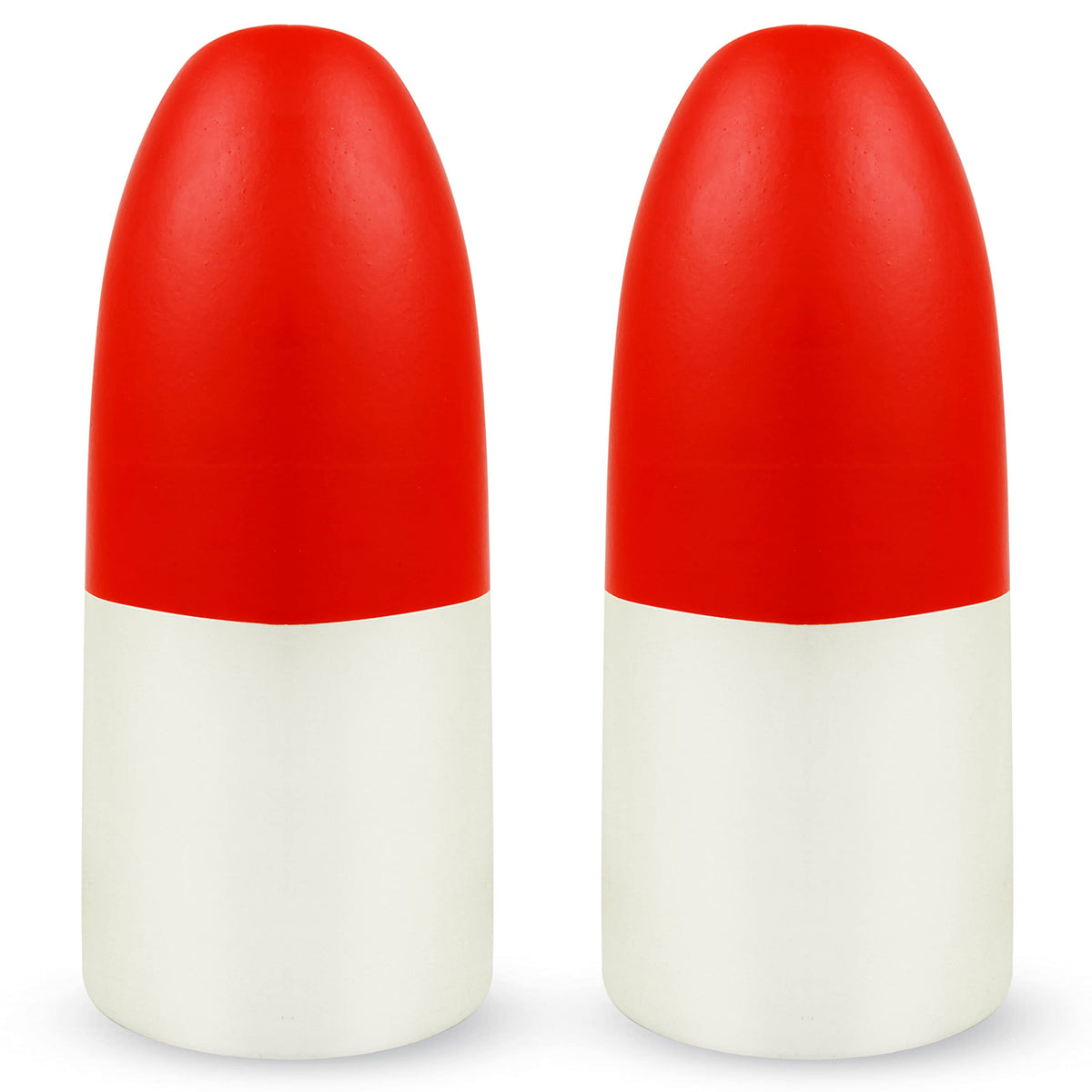 Crab trap floats in red and white colors, 7x14 inches