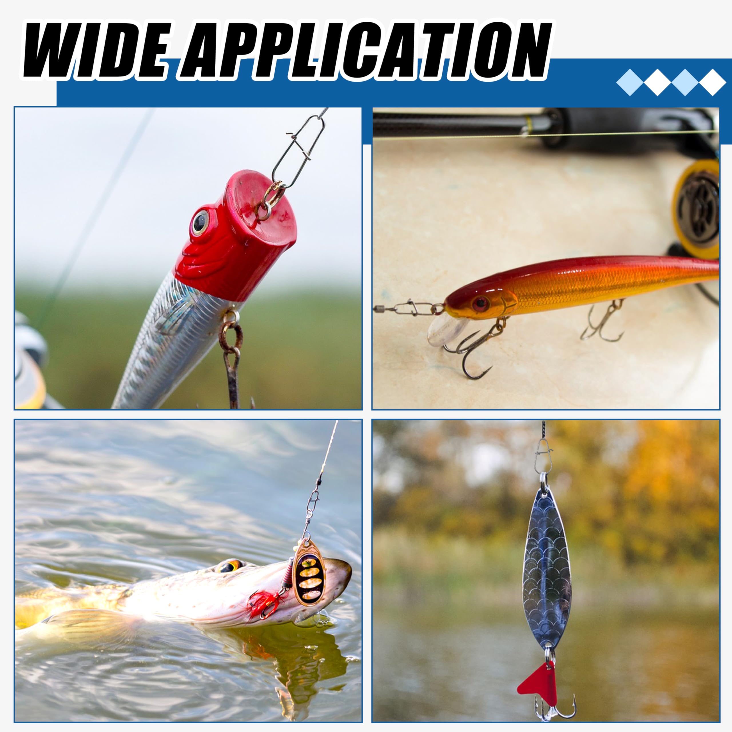 Saltwater and freshwater fishing ready with SILANON snaps