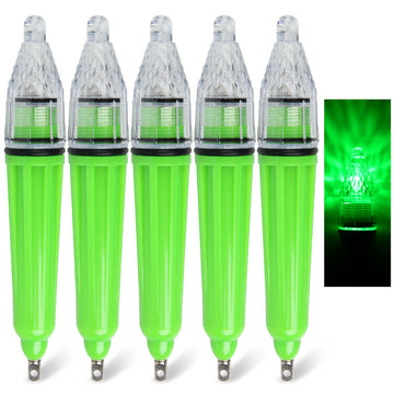 SILANON Deep Drop LED Fishing Light 4.7 inch green color underwater lure