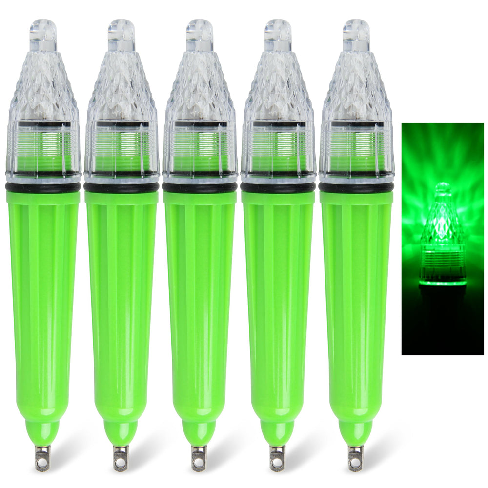 SILANON Deep Drop LED Fishing Light 4.7 inch green color underwater lure