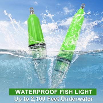 SILANON Deep Drop LED Fishing Light 4.7 inch multicolor color underwater lure