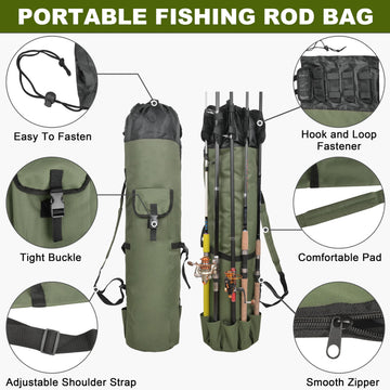 Inside view with rods and gear organized