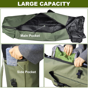 Close-up of adjustable padded shoulder strap