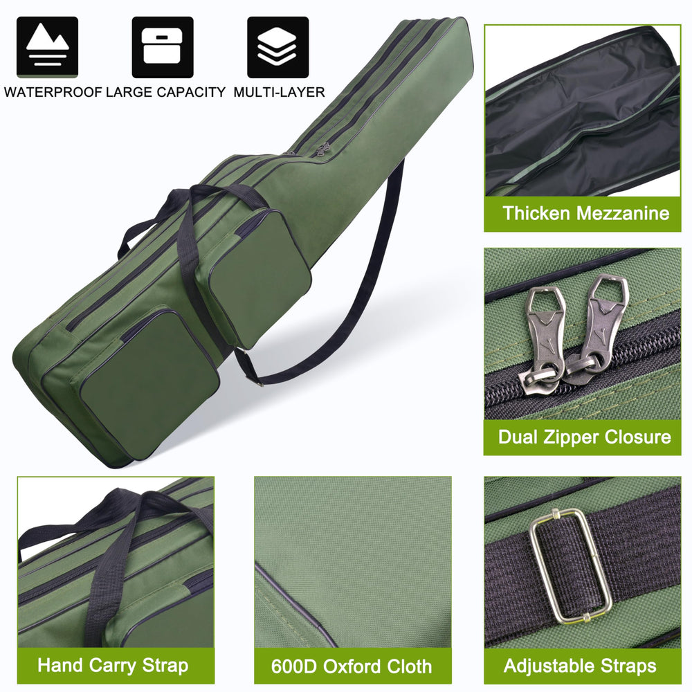 Two main compartments inside SILANON rod case