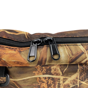 Silfrae 600D canvas close-up shows waterproof, tear-resistant durability for rugged use.