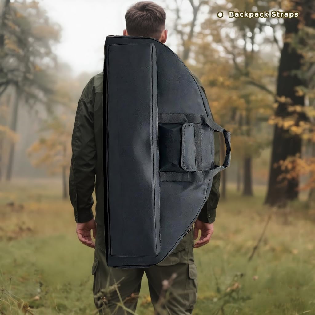 Silfrae bow case interior with cam pads demonstrates secure transport for bows