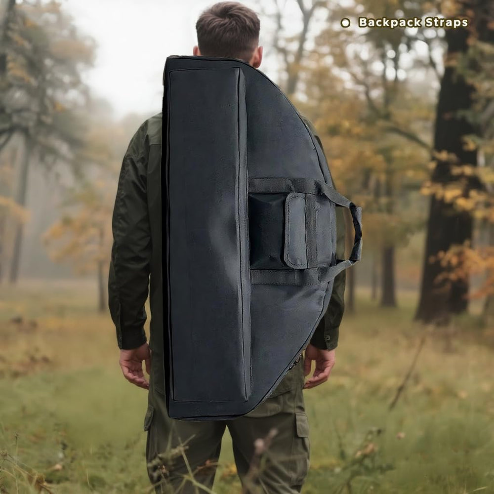 Silfrae bow case interior with cam pads demonstrates secure transport for bows