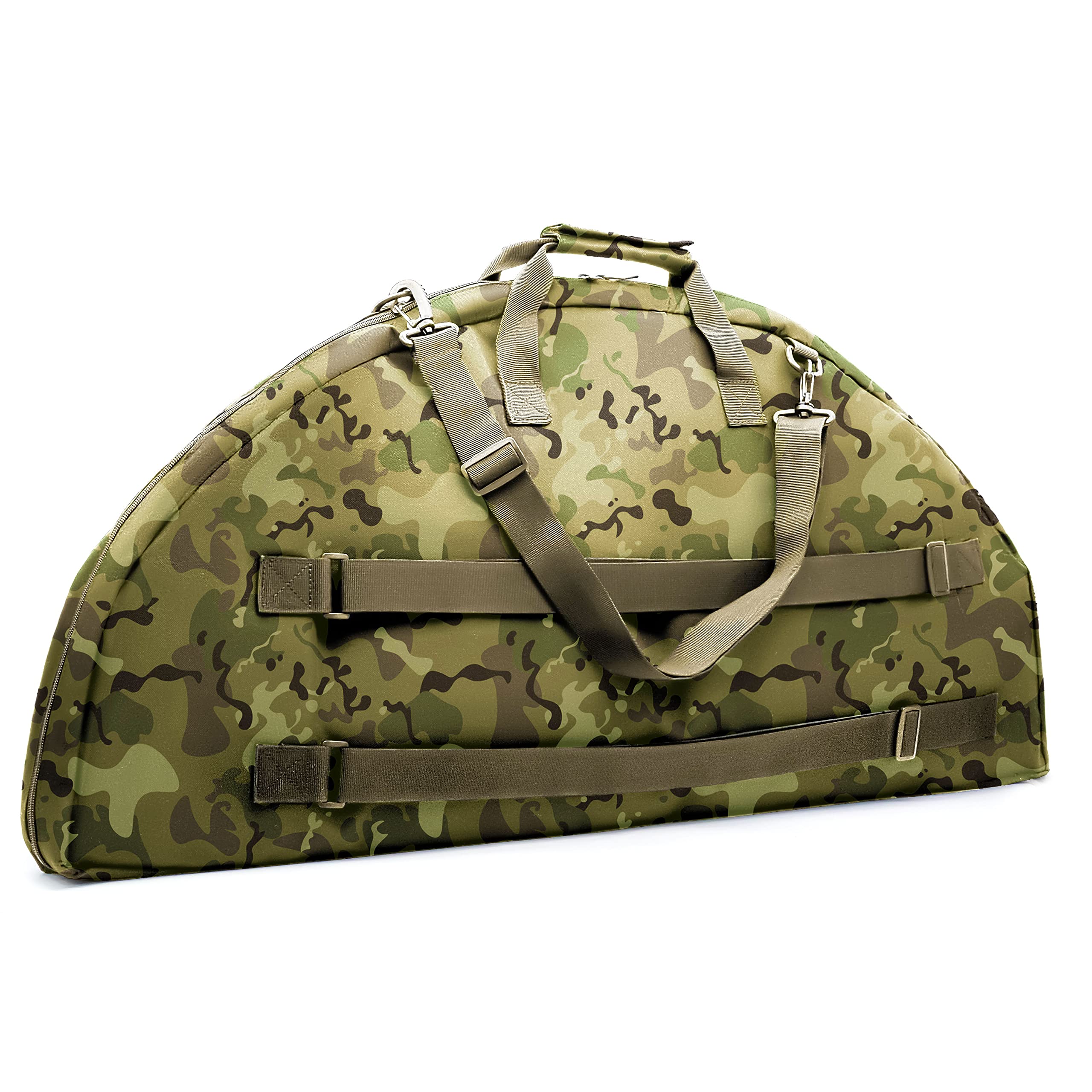 Silfrae bow case carry strap and handles ensure comfortable carrying options.