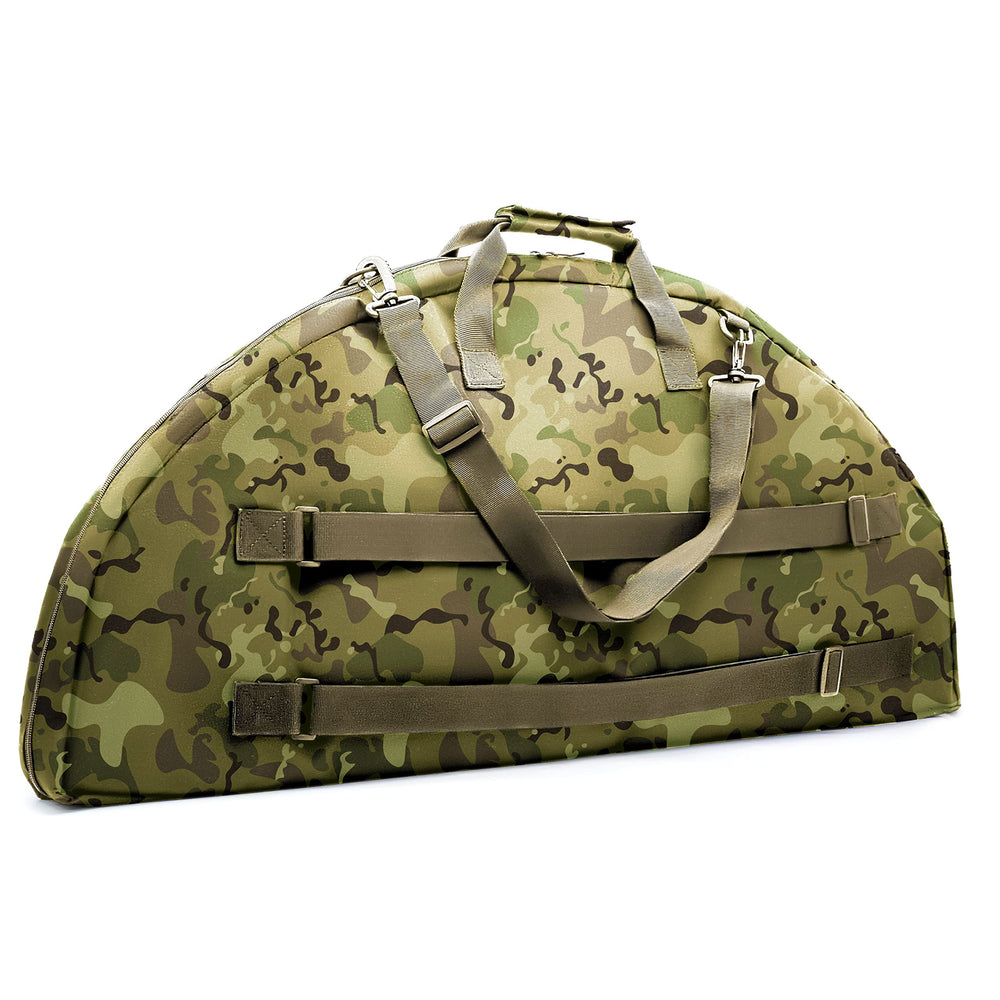 Silfrae bow case carry strap and handles ensure comfortable carrying options.