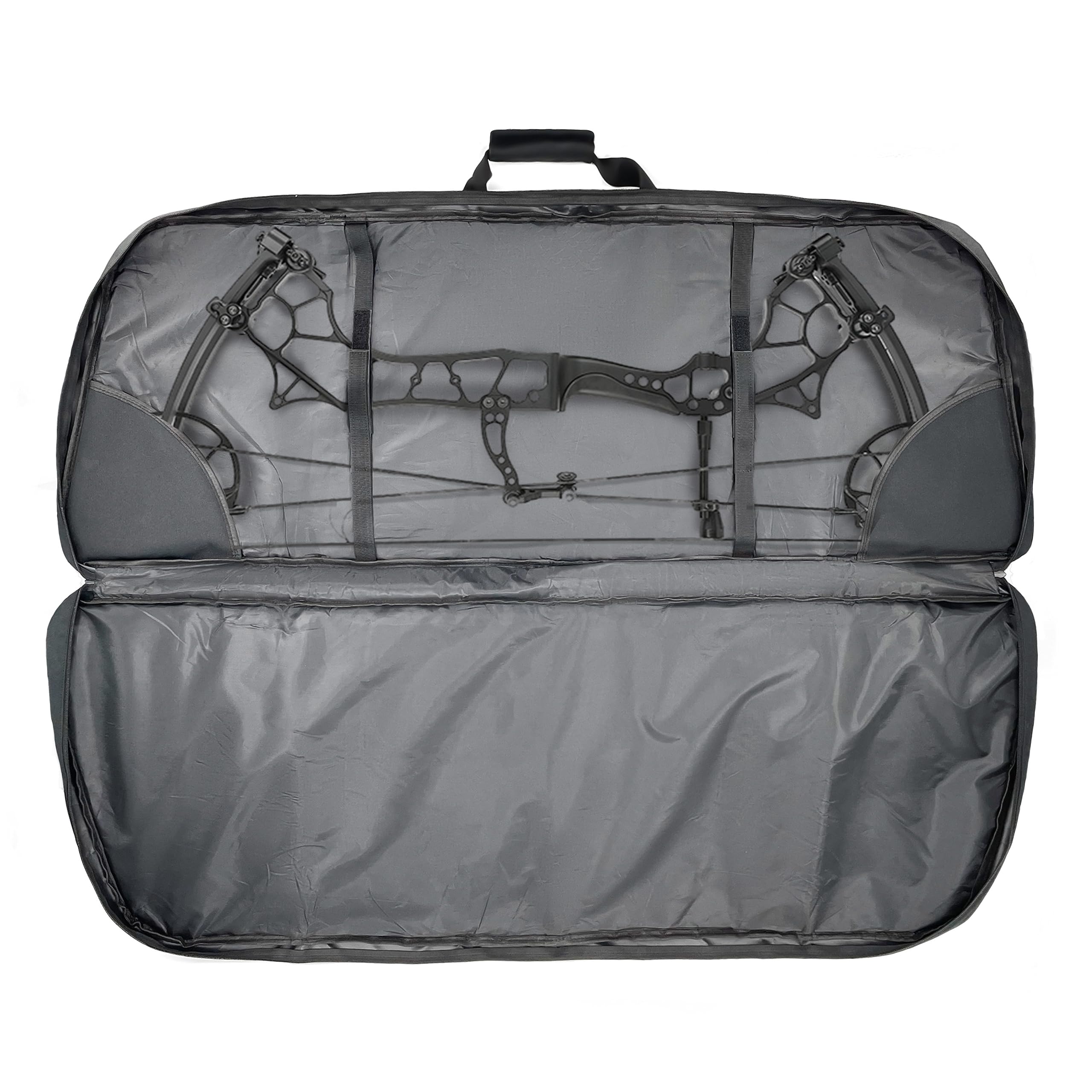 Silfrae bow case external arrow pocket for easy arrow storage.