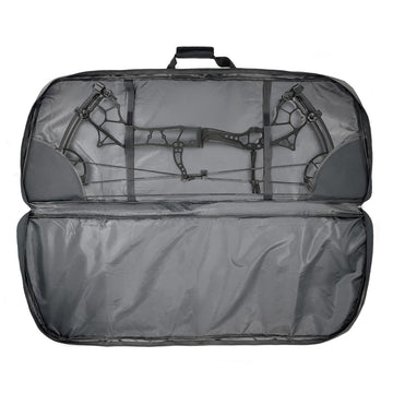 Silfrae bow case external arrow pocket for easy arrow storage.
