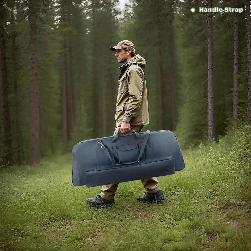 Silfrae bow case top-open demonstrates quick access to your bow.