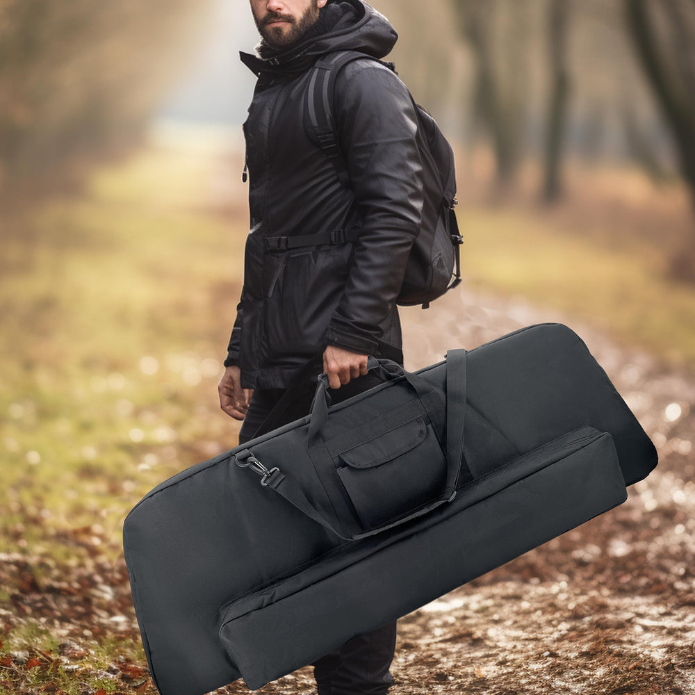 Silfrae bow case zipper closure ensures secure, two-way access.