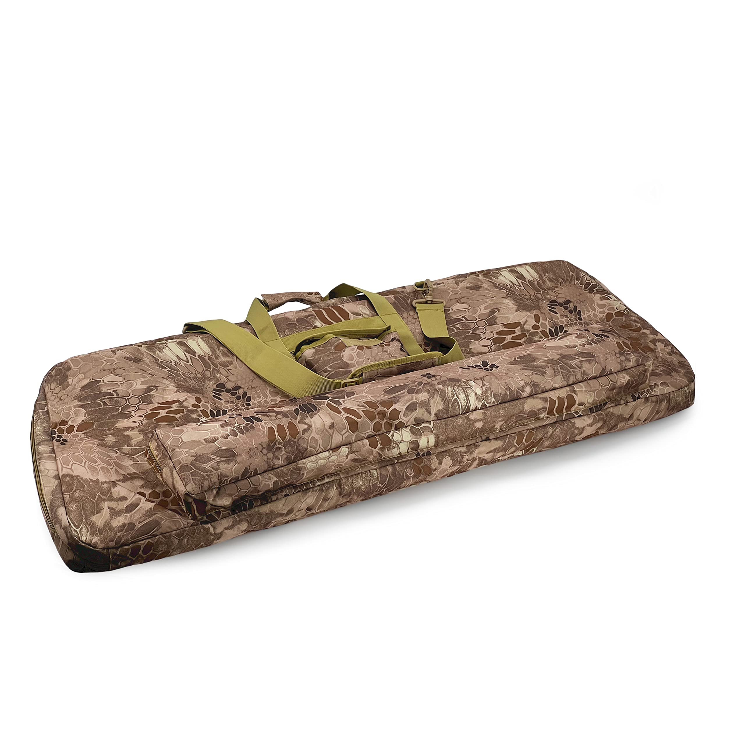 Silfrae camo bow case with adjustable shoulder strap for easy carrying