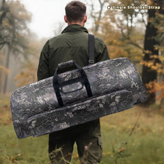 Silfrae compound bow case exterior pocket shows arrows stored safely and accessibly
