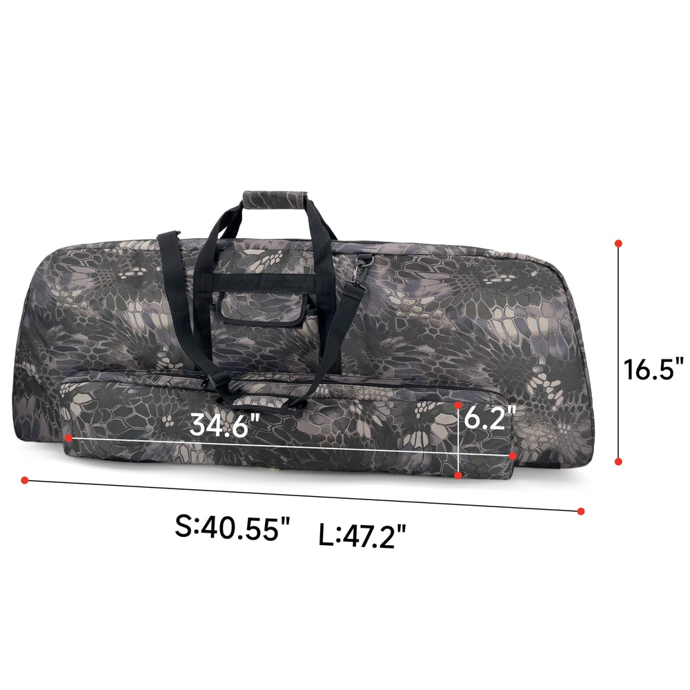 Silfrae compound bow case foam padding protects equipment from impacts on the move