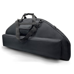 Silfrae compound bow case full view in black showing lightweight transport