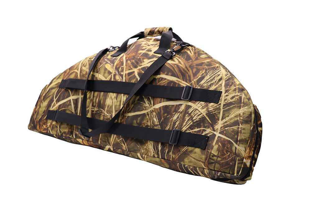 Padded interior with cam pads on Silfrae bow case reducing bow wear