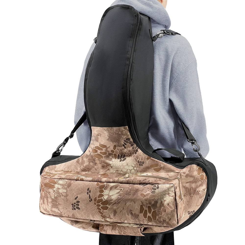 Silfrae Soft Crossbow Case adjustable straps provide comfortable carrying.