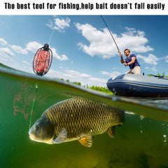 Pumpkin-shaped bait cages for fishing