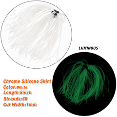 Replacement silicone jig skirts kit for spinnerbaits and buzzbaits