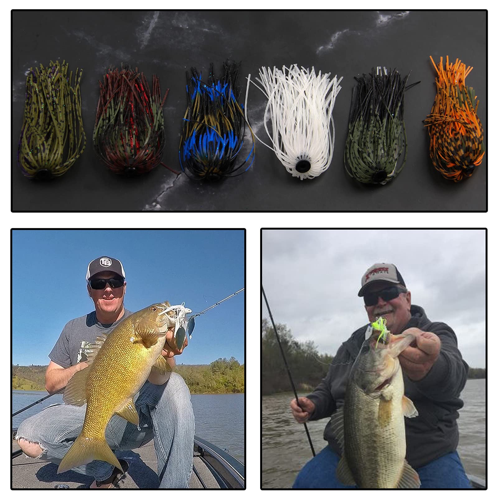 Suitable for largemouth bass, crappie, trout and walleye