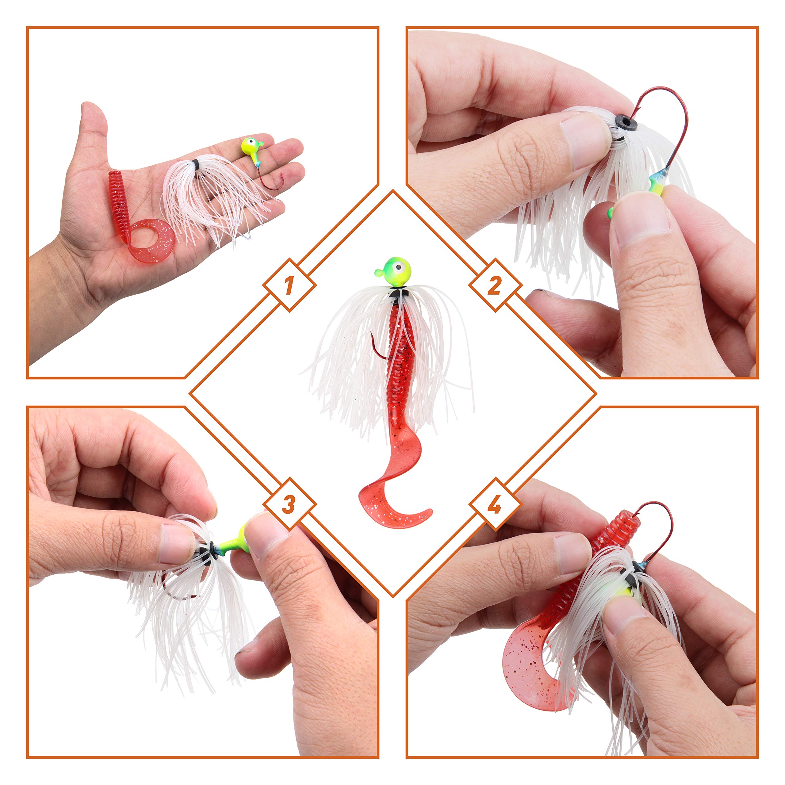 5.12 inch silicone jig skirts for bass lures
