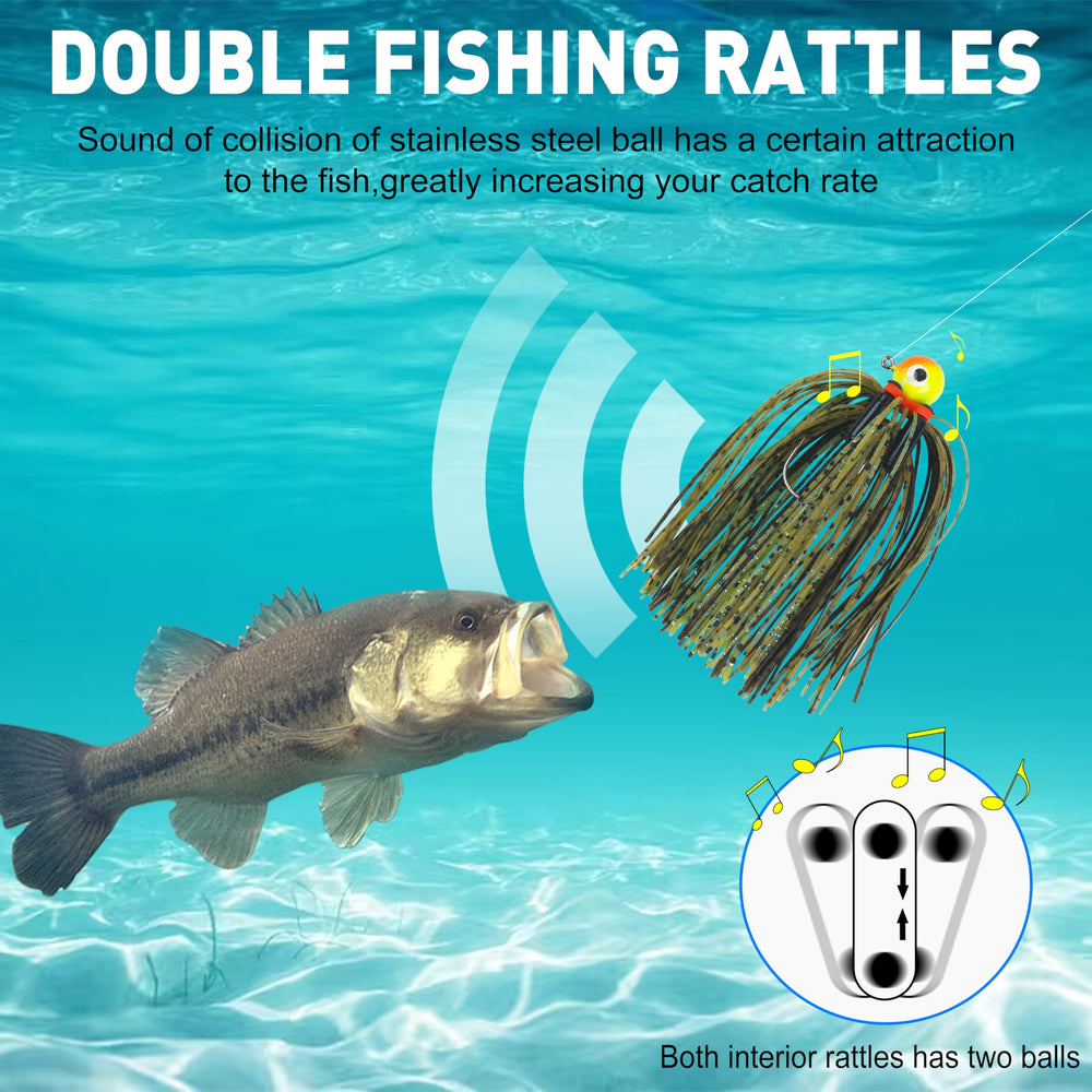 Center-hole banded jig skirts for quick installation