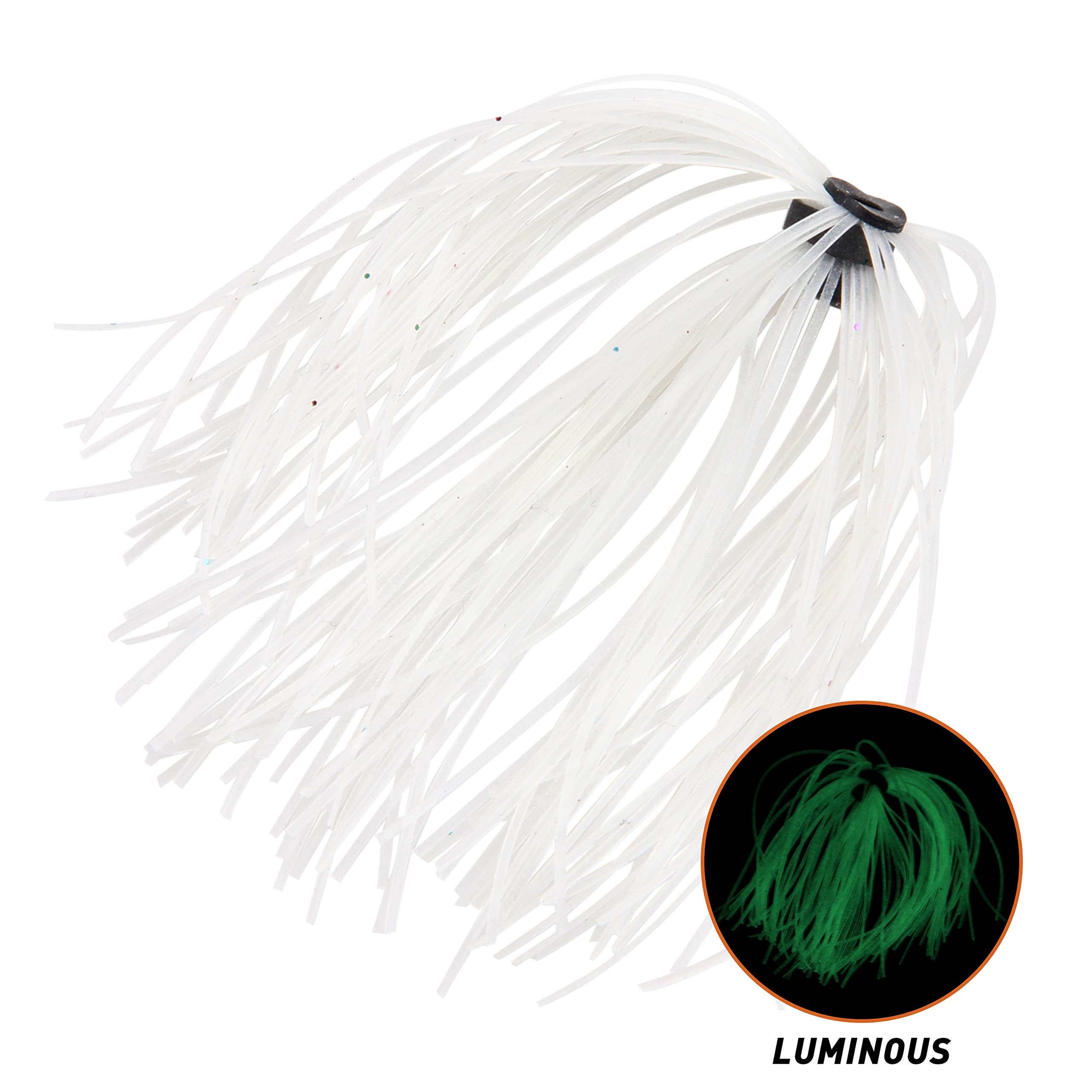 Silicone jig skirts for spoons and buzzbaits