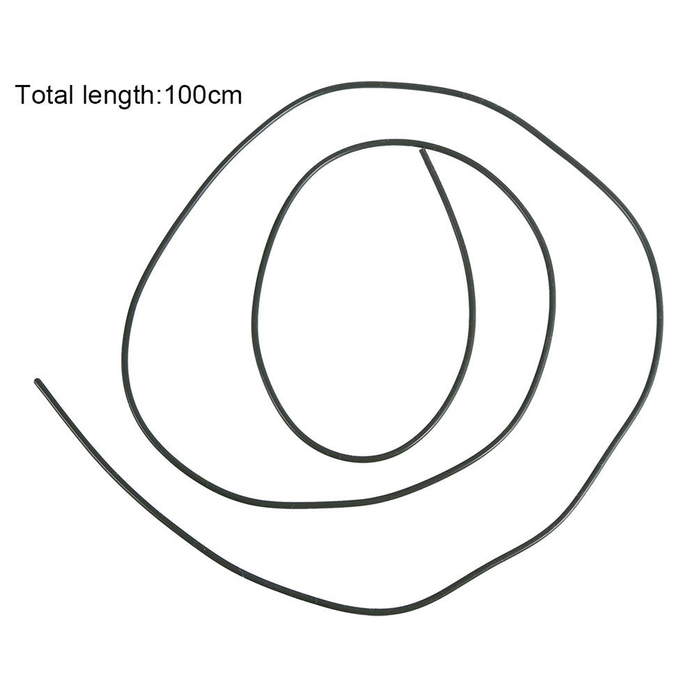 Brown silicone tube for carp hair rigs 1m length