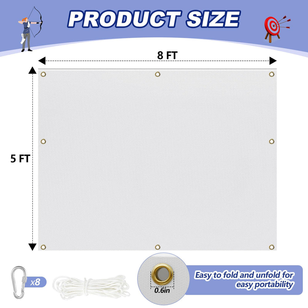 Silipull backstop rope and hooks for quick, secure installation.
