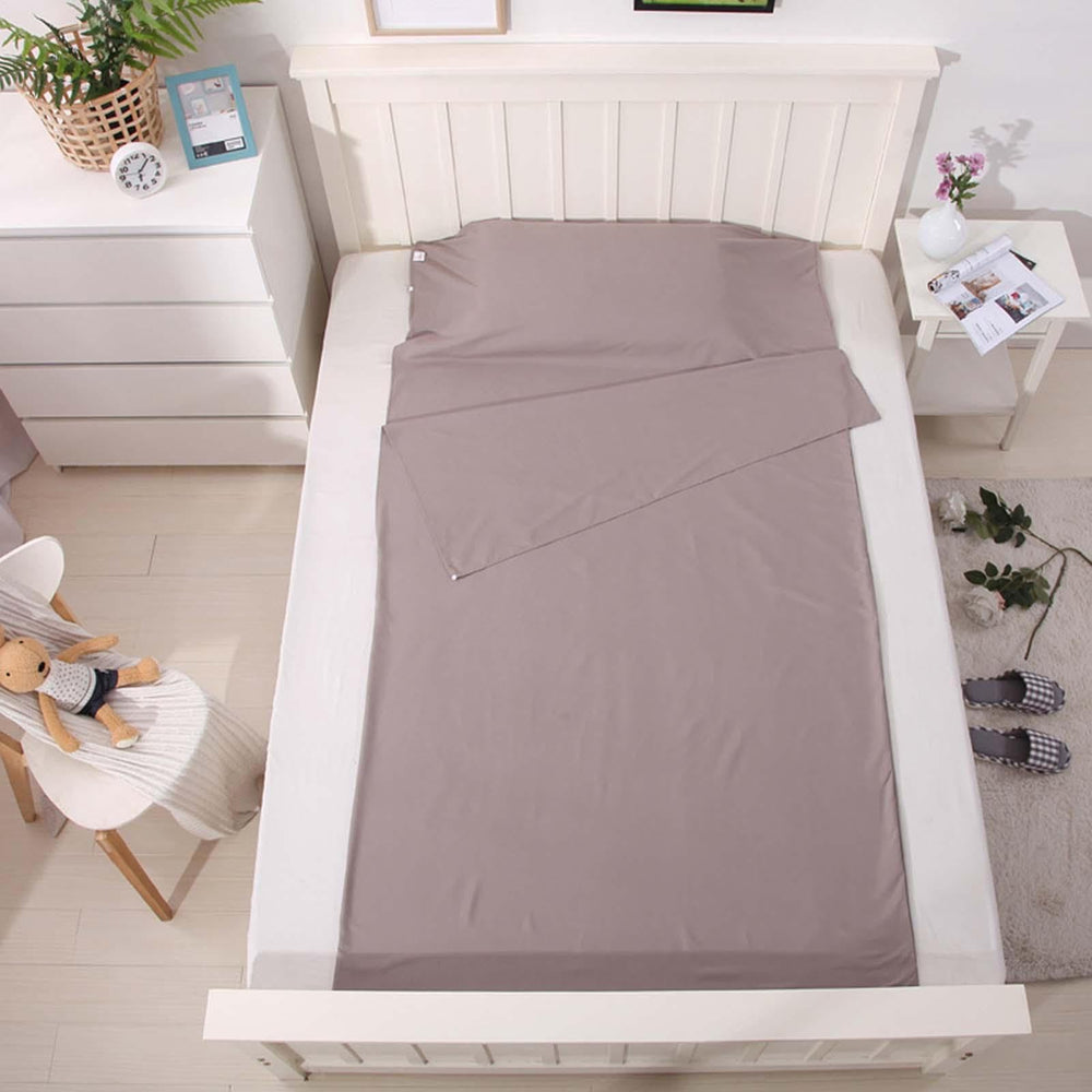 Silk Sleepings Bag Liner packaged compact for easy packing