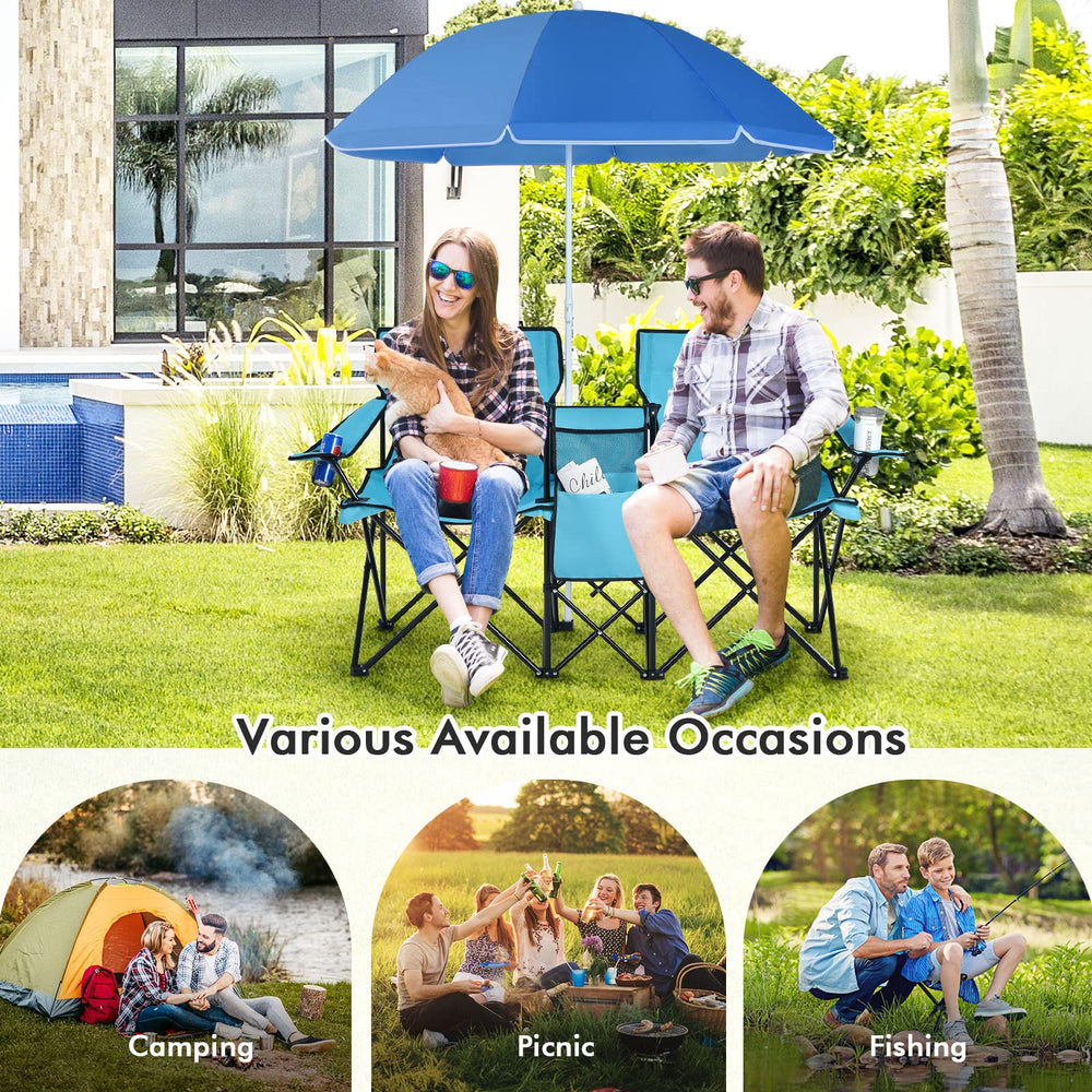 SILKYDRY sturdy steel frame delivers stable seating on varied terrain