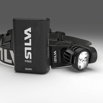 Silva Free running setup with bright beam for visibility