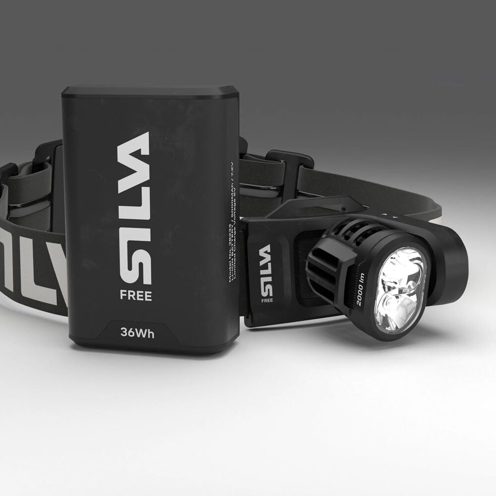 Silva Free running setup with bright beam for visibility