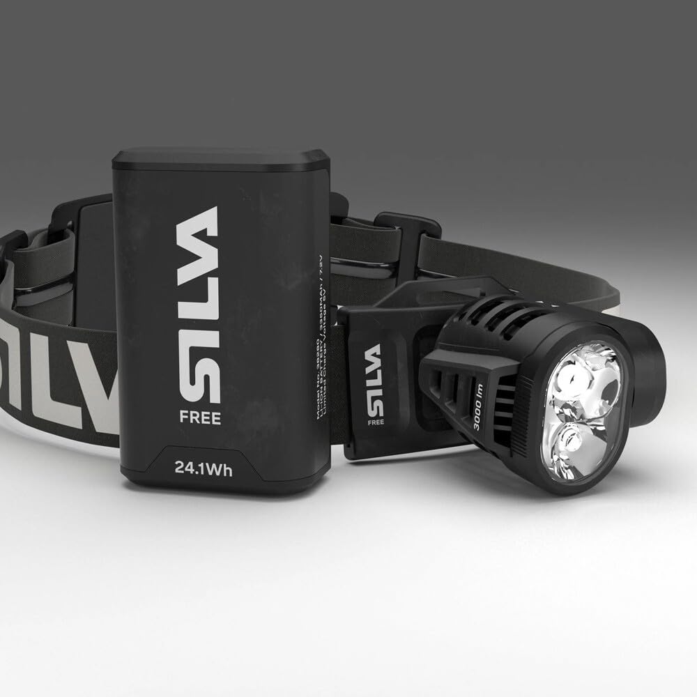 Silva Free 24.1 Wh battery supports longer night missions.