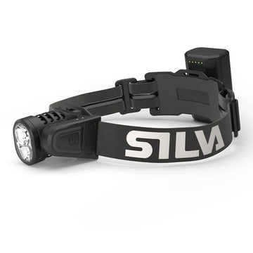 Silva Free headlamp with integrated cables in headband reduces clutter and improves cooling.