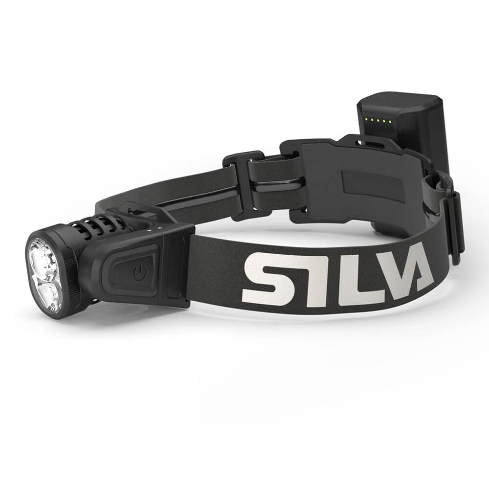 Silva Free headlamp with integrated cables in headband reduces clutter and improves cooling.