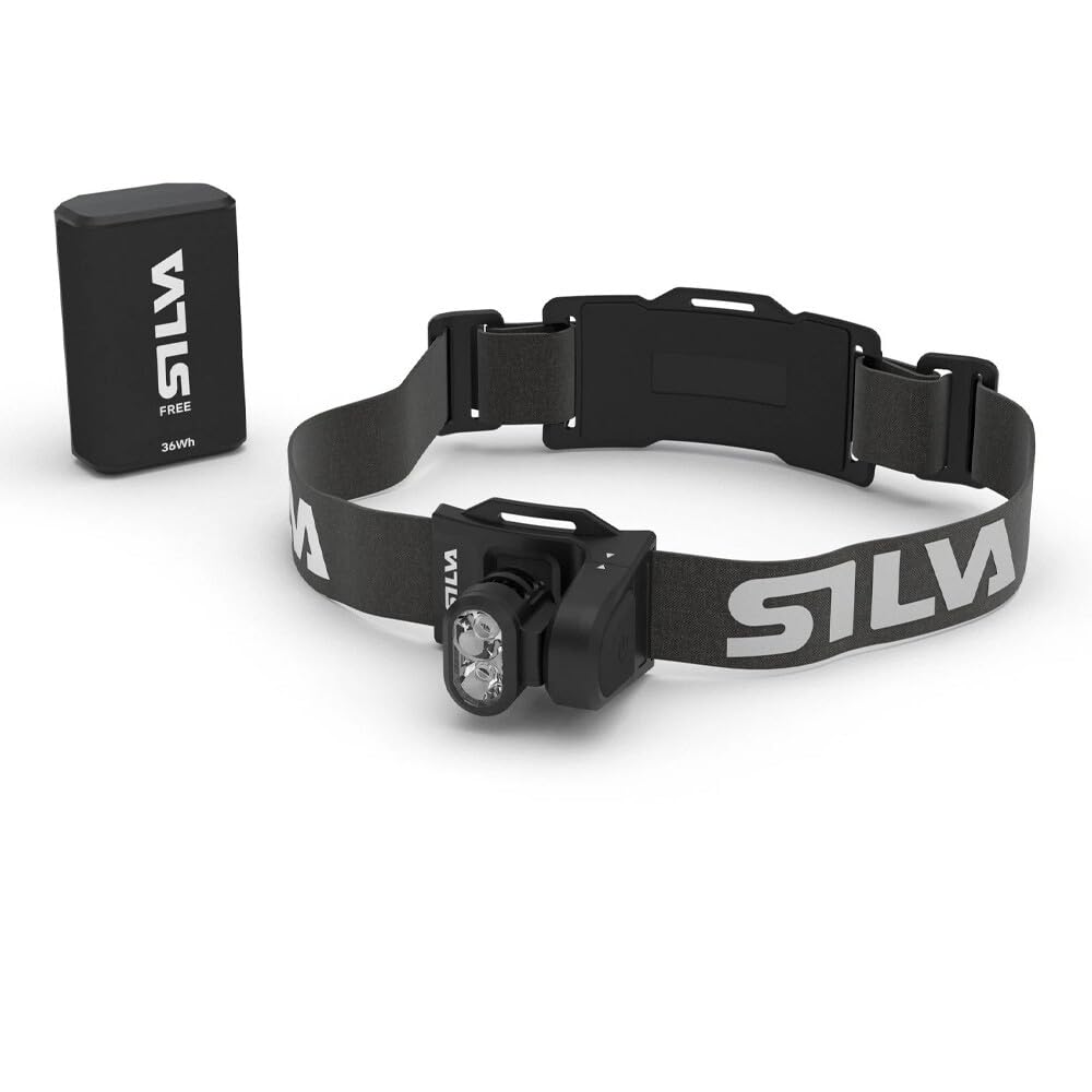 Silva Free M 1200 front view, compact headlamp for multi‑sport use