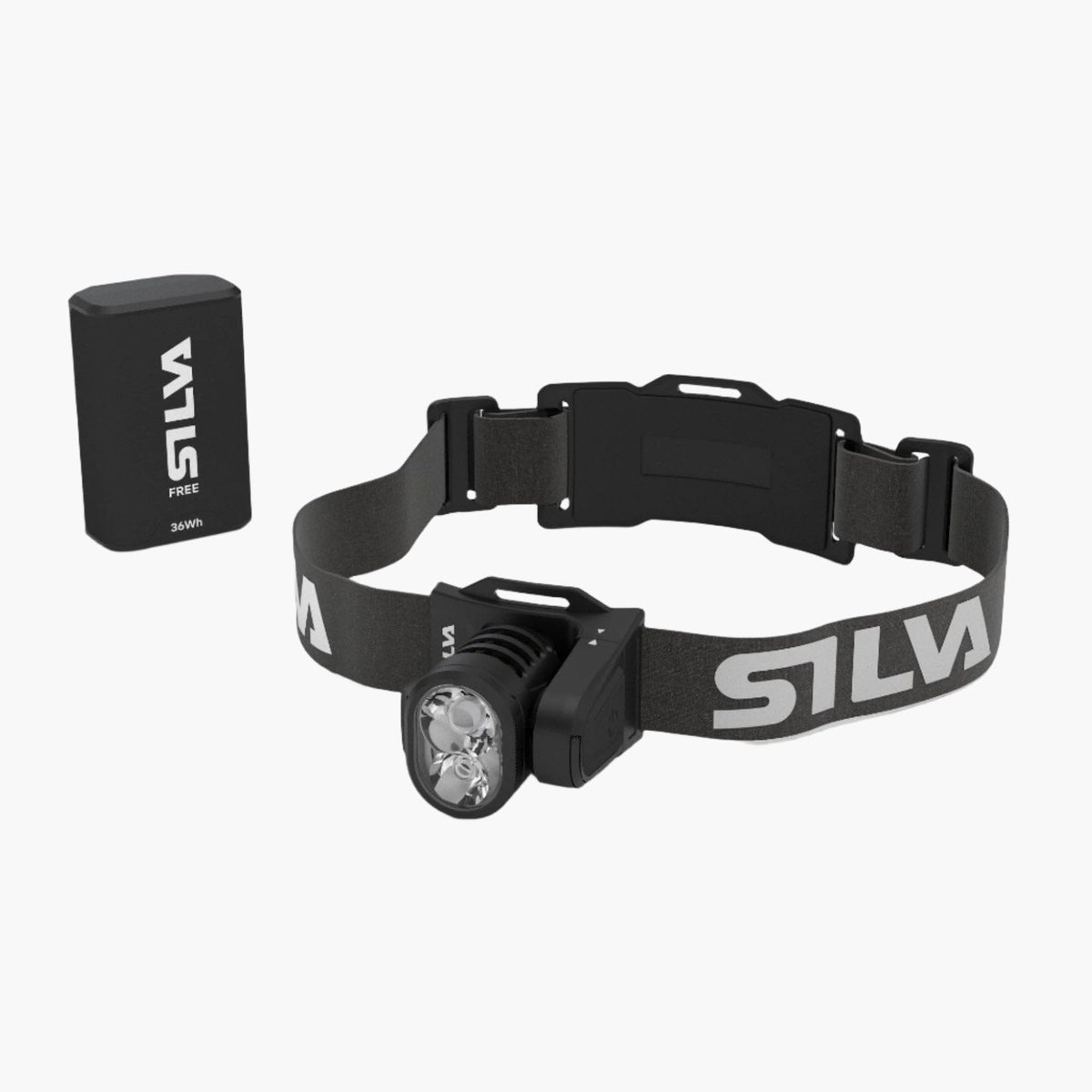 Silva Free M3000 headlamp with integrated cable-free headband delivers bright, versatile lighting for trail runs.