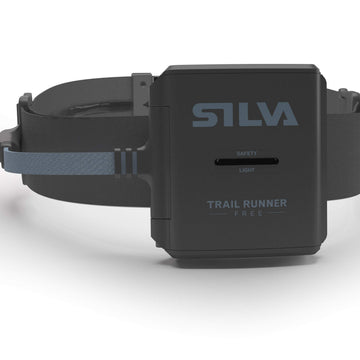 Silva Headlamp Free H 37808 compact size on head.