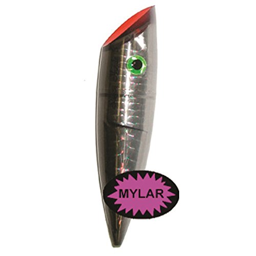 Silver Horde 5-inch fishing plug Mylar Silver, ideal for river and lake trolling.