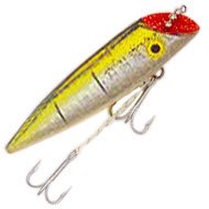 Silver Horde 5-inch plug in Mylar Green invites strikes on freshwater and saltwater fishing