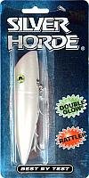 Silver Horde Ace Hi Plug with Rattle Glow and Mother of Pearl attracts predatory salmon