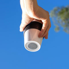 Silwy black heat protection sleeve provides comfortable grip and hand protection.