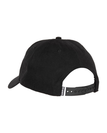 Simms Fish It Well Cap - Black - Angled view showing fit