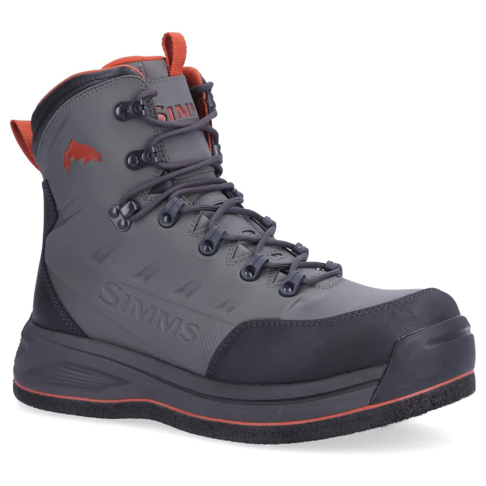 Simms Freestone felt-sole wading boots deliver trusted traction on slick river rocks.