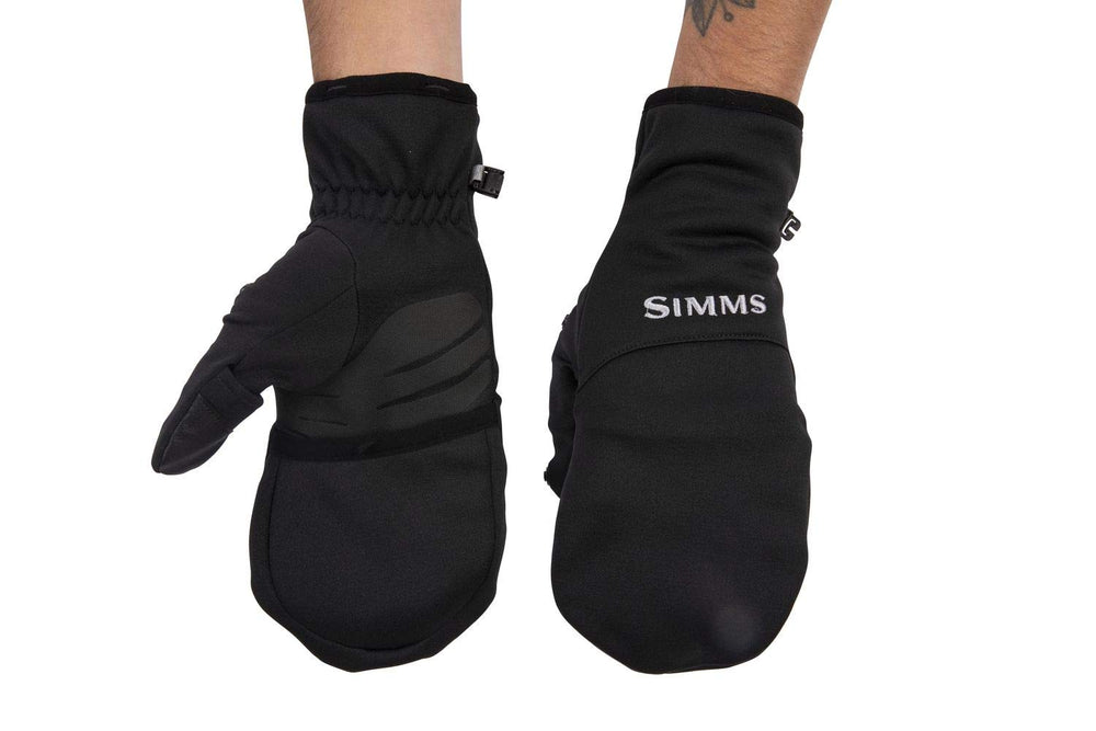Simms Freestone Foldover Mitt with rugged exterior for outdoor use.