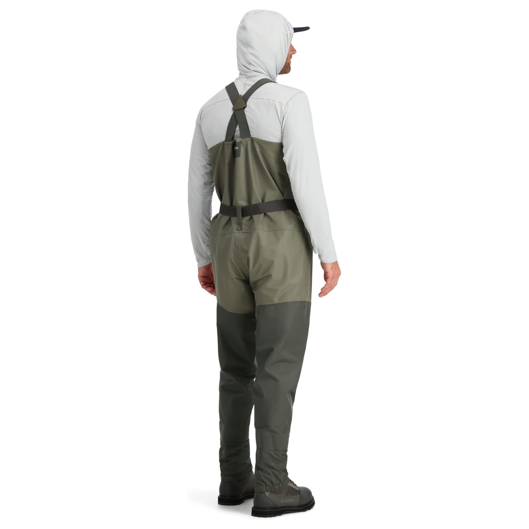 Simms Tributary waders adjustable suspenders customize fit for comfort
